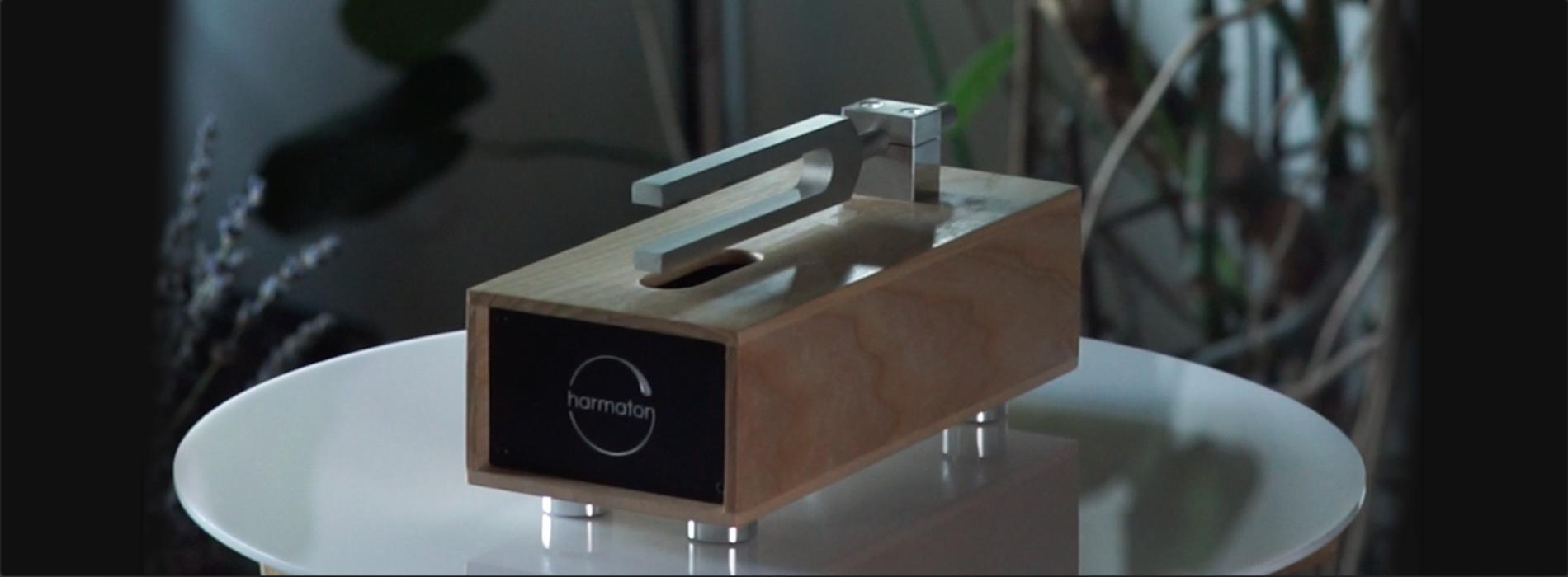 Harmaton MK1 analog chime timer in a sunlit room